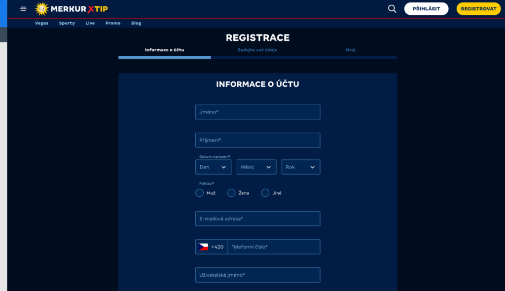 MerkurXtip casino registracia